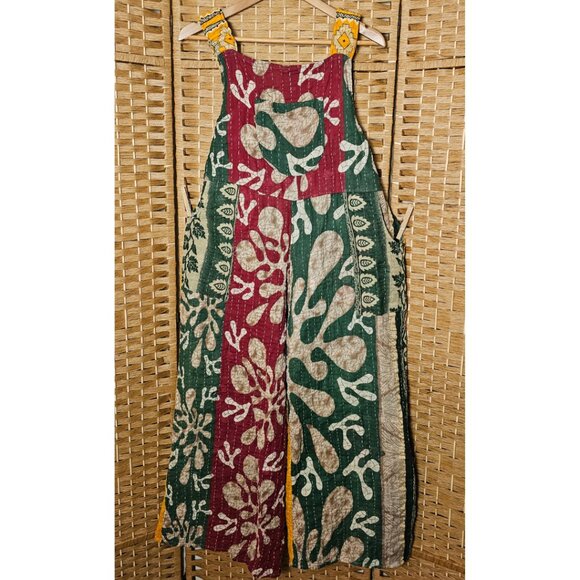Karma Nepal Craft Kantha Overalls Free Size - Picture 1 of 7